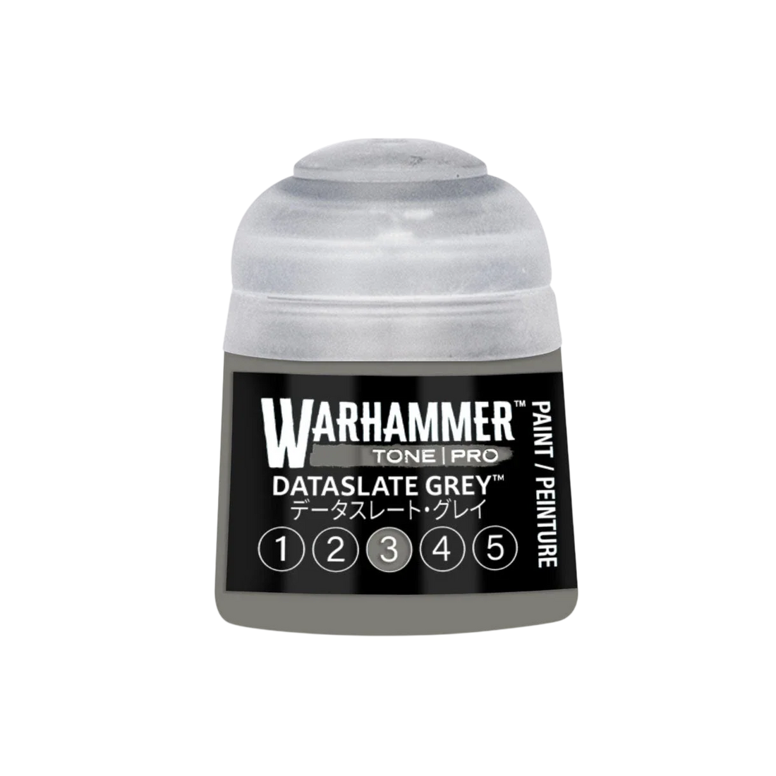 Warhammer Tone Pro Paint Dataslate Grey 3 12Ml - Citadel Acrylic