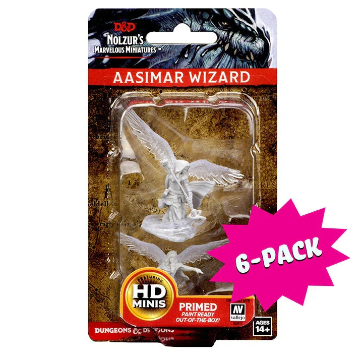 Aasimar Female Wizard (Bundle of 6) (Custom Painted)
