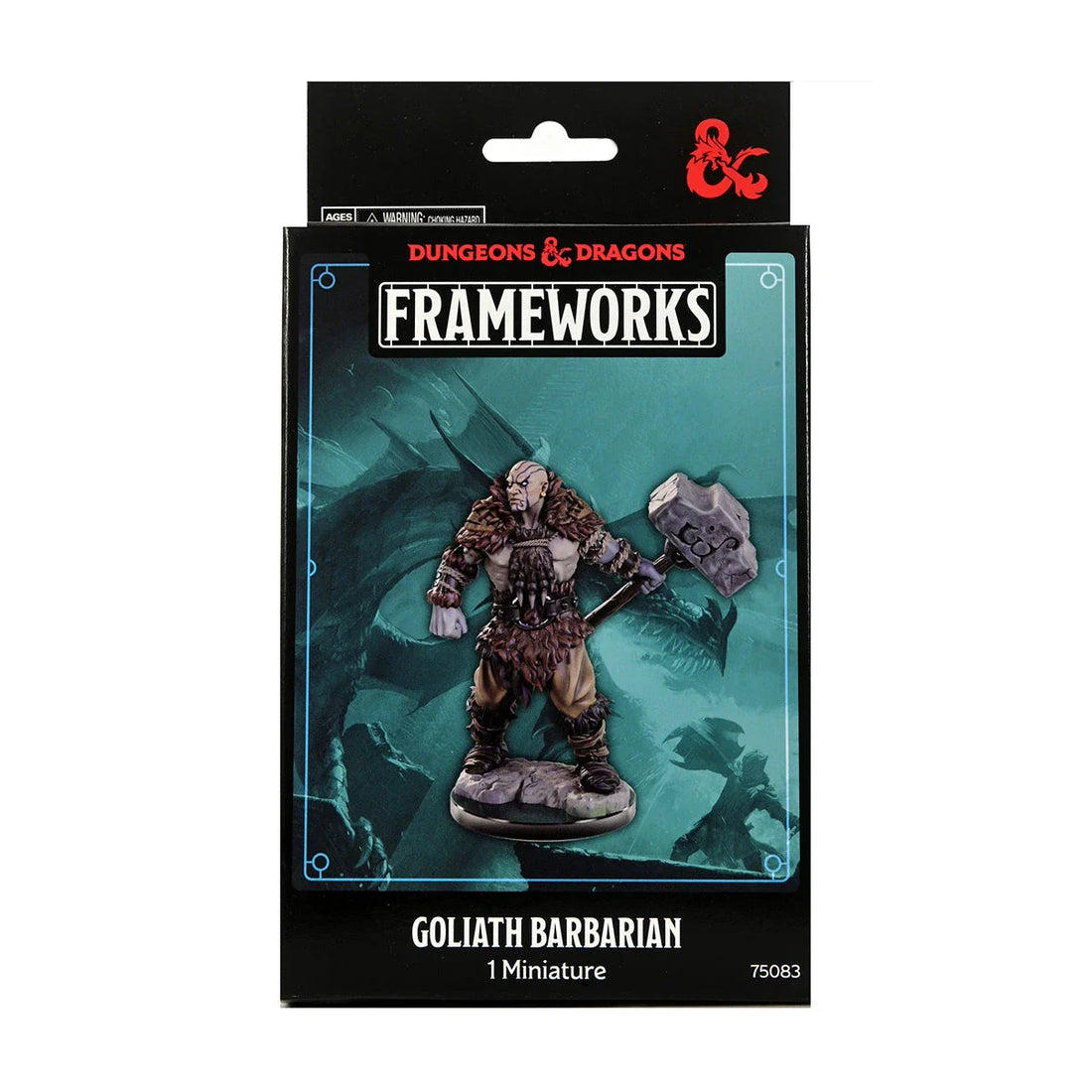 D&D Frameworks: Goliath Barbarian Male: and Unassembled (Custom Painted)