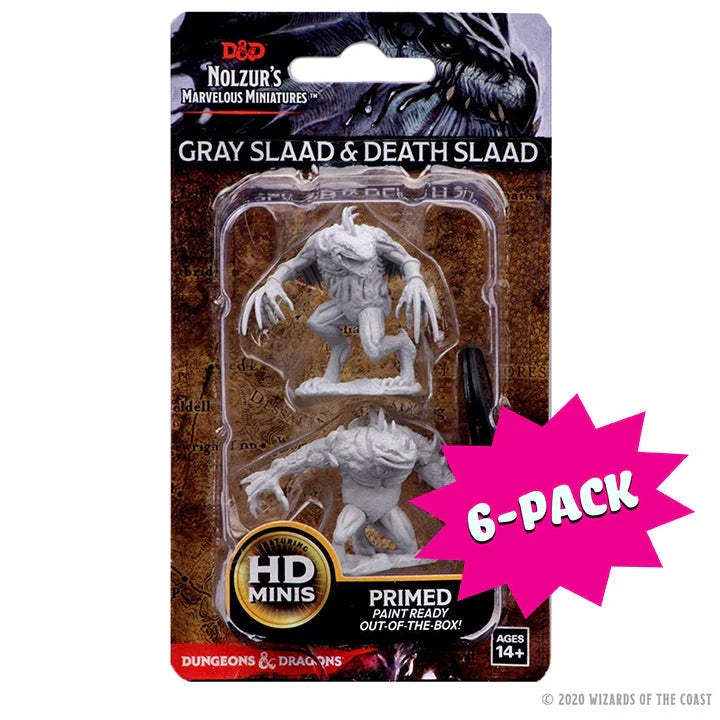 Grey Slaad & Death Slaad (Bundle of 6) (Unpainted)