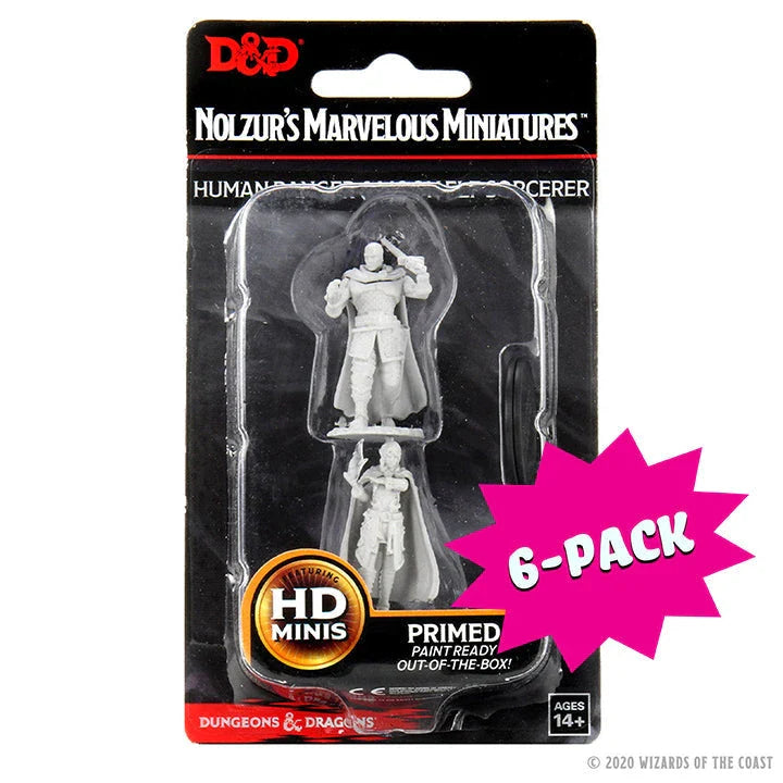 Human Ranger & Moon Elf Sorcerer (Bundle of 6) (New in Box)