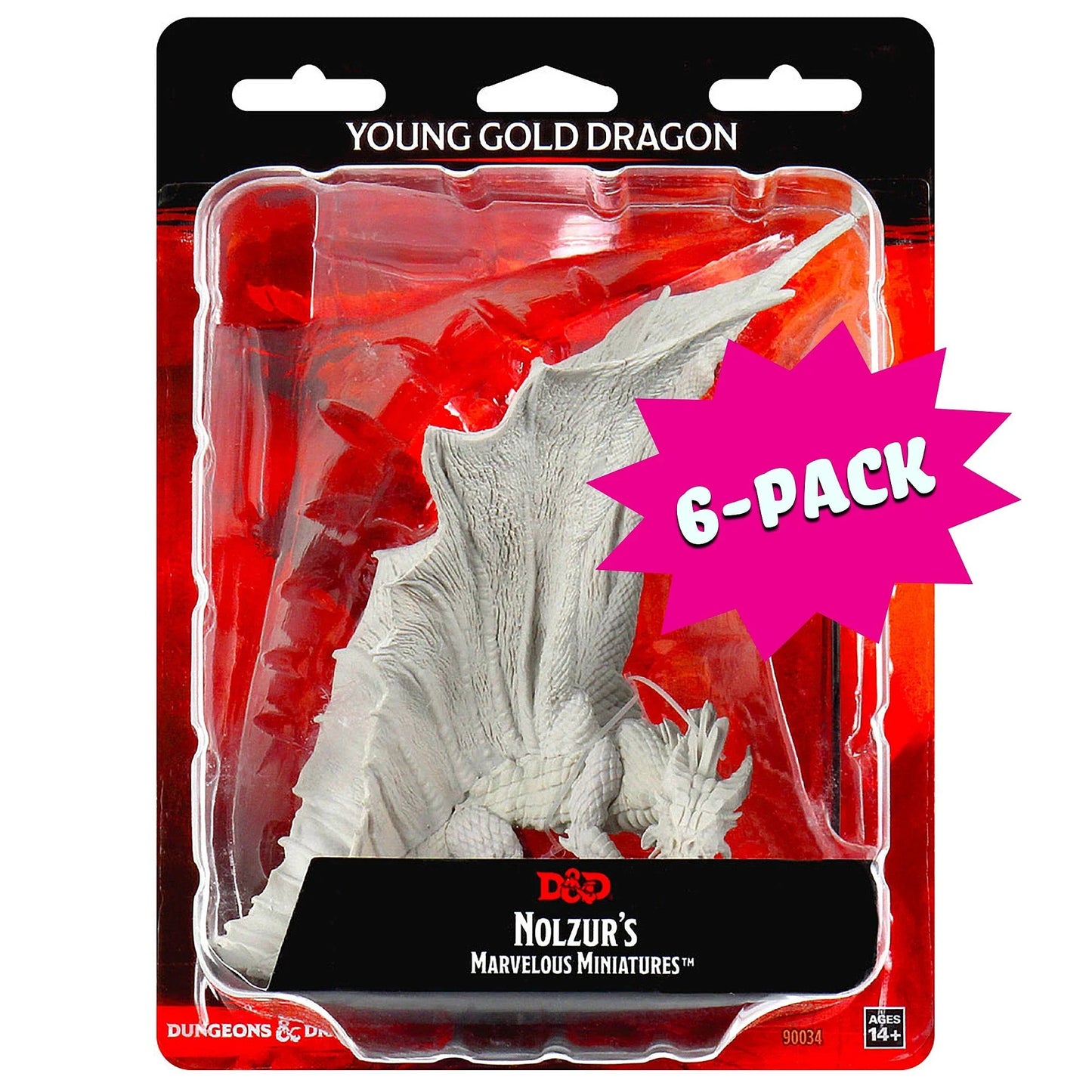 Young Gold Dragon (Bundle of 6) (New in Box)