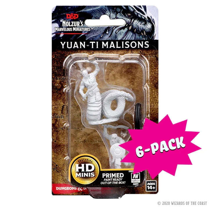 Yuan-Ti Malisons (Bundle of 6) (Custom Painted)