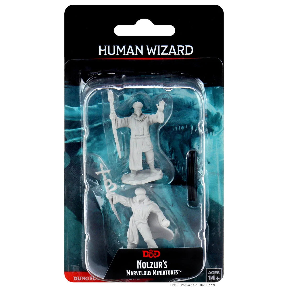 D&D Nolzur's Marvelous Miniatures: Human Wizard Male (Wave 13) (Unpainted)