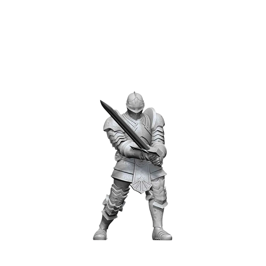 Red Knight Guardian Golem (Unpainted)