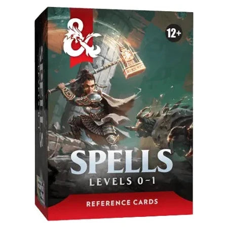 Dungeons & Dragons Reference Cards - Spells Levels 0-1