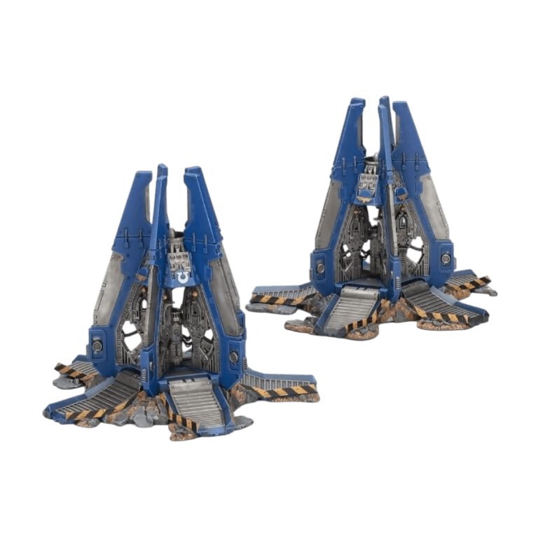 Drop Pods (Custom Painted) (Assembled) From Warhammer 40k