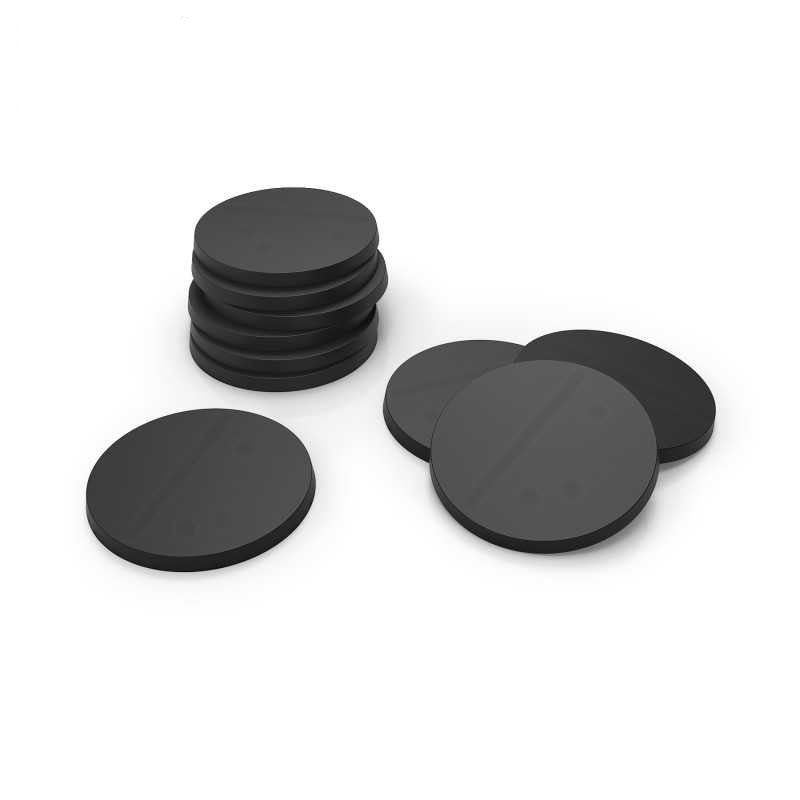 Green Stuff World 40mm Round Plastic Bases - Black 9823