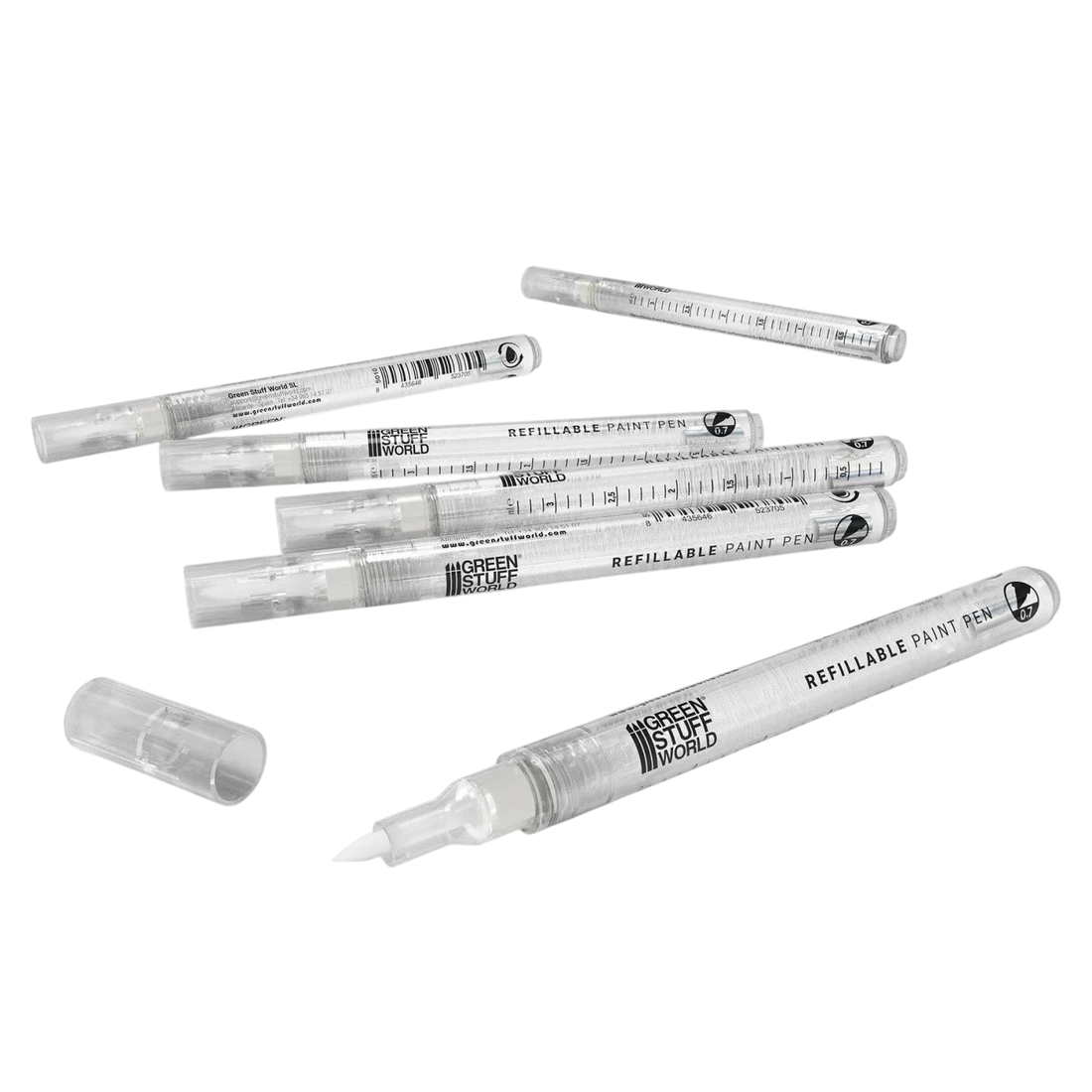 Green Stuff World Refillable Paint Pens 0.7mm (Pack of 6)