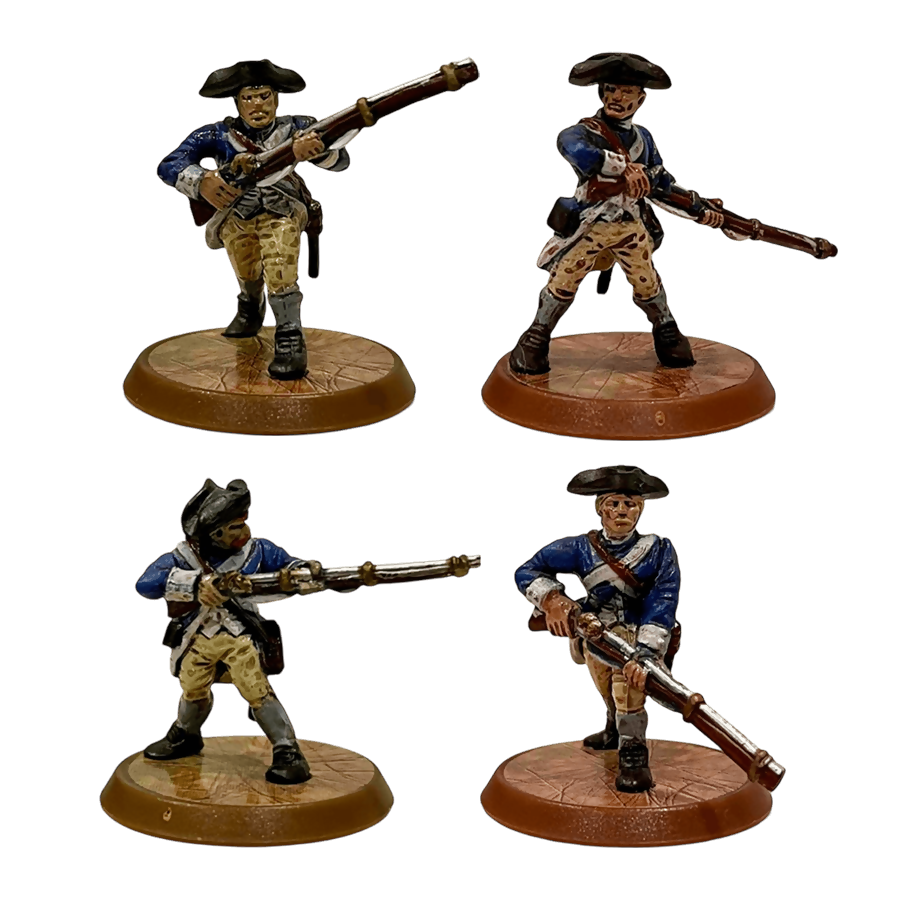 4th Massachusetts Line Prepainted Miniatures From Heroscape Expansion Set: Utgar's Rage