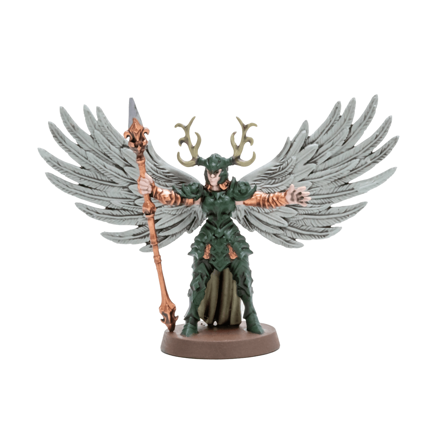 Mielki the Kyrie Warrior Custom Painted Miniature From Heroscape Revna's Rebuke on Wargame Trader