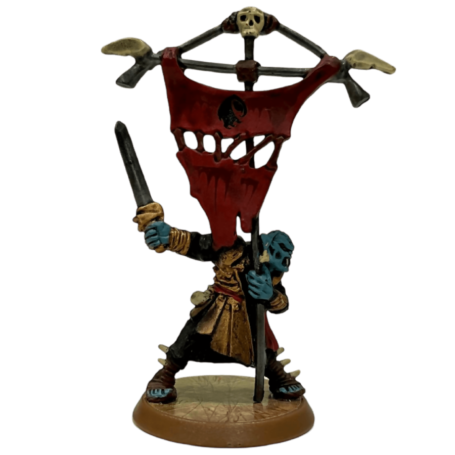 Ornak (Utgar's Flag Bearer) Prepainted Miniature From Heroscape Expansion Set: Crest of the Valkyrie (Wave 5.5) on Wargame Trader