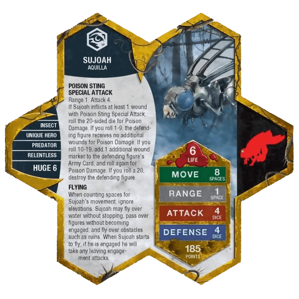 Sujoah Prepainted Heroscape Miniature Army Card