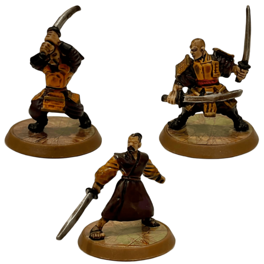 Tagawa Samurai prepainted heroscape miniatures on Wargame Trader