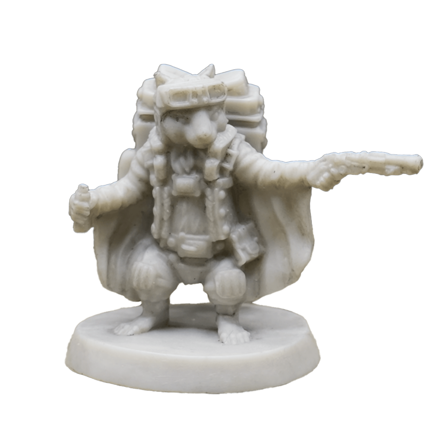 Wing Commander Tuck Harrigan Unpainted Miniature From Heroscape Rising Tide on Wargame Trader