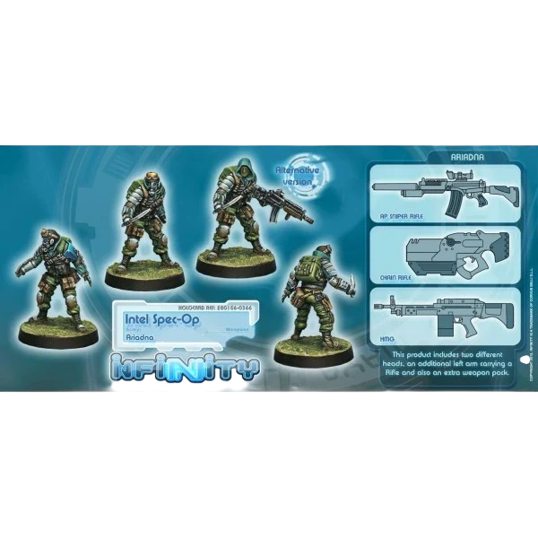 Ariadna: Intel Spec-Ops (2) (Unpainted) (Assembled)