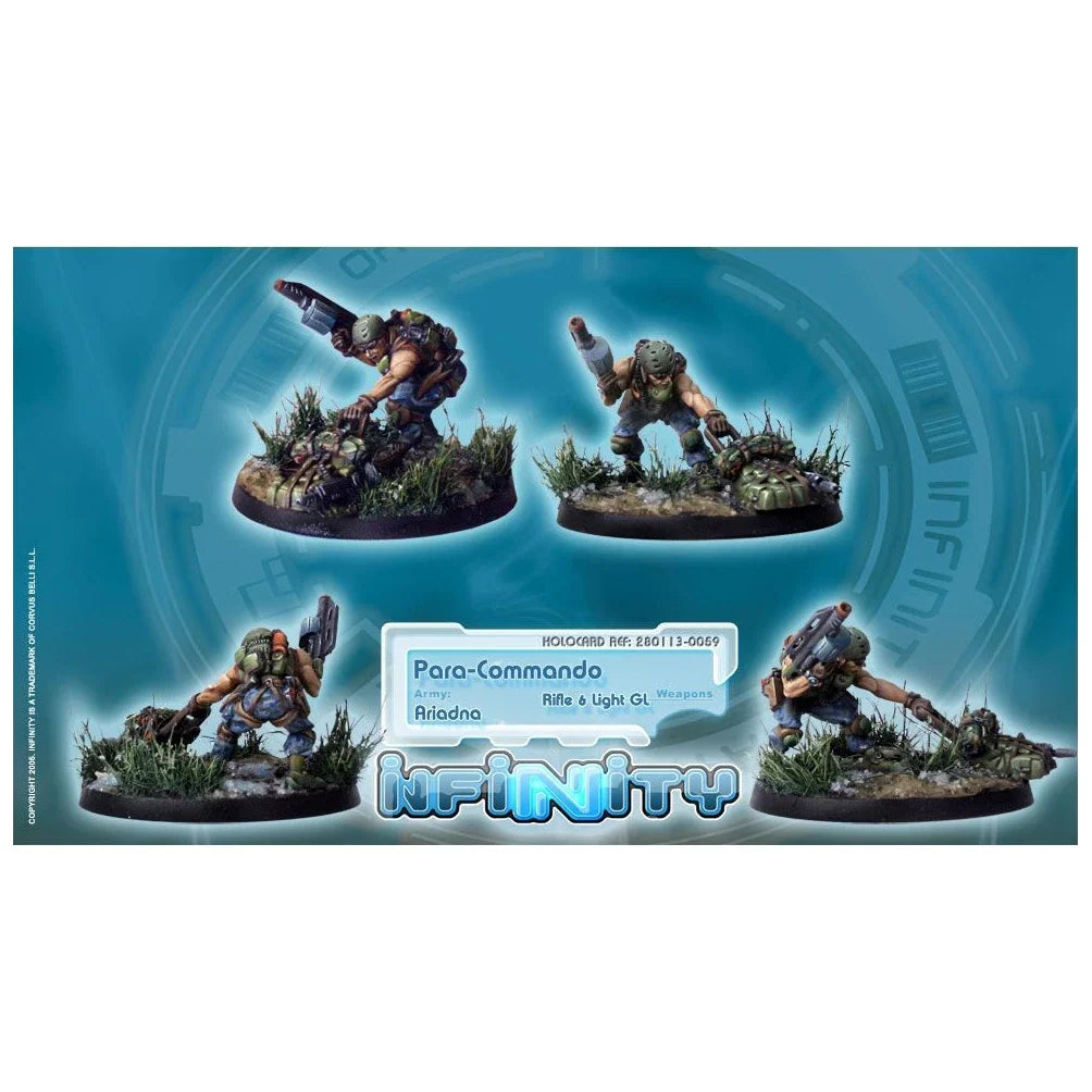 Ariadna: Para-Commando (Rifle, Light GL) (Custom Painted) (Assembled)
