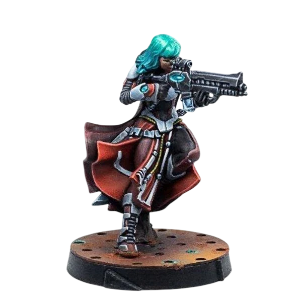 Infinity - Cassandra Kusanagi (Spitfire) Nomads (Unpainted) (Assembled)