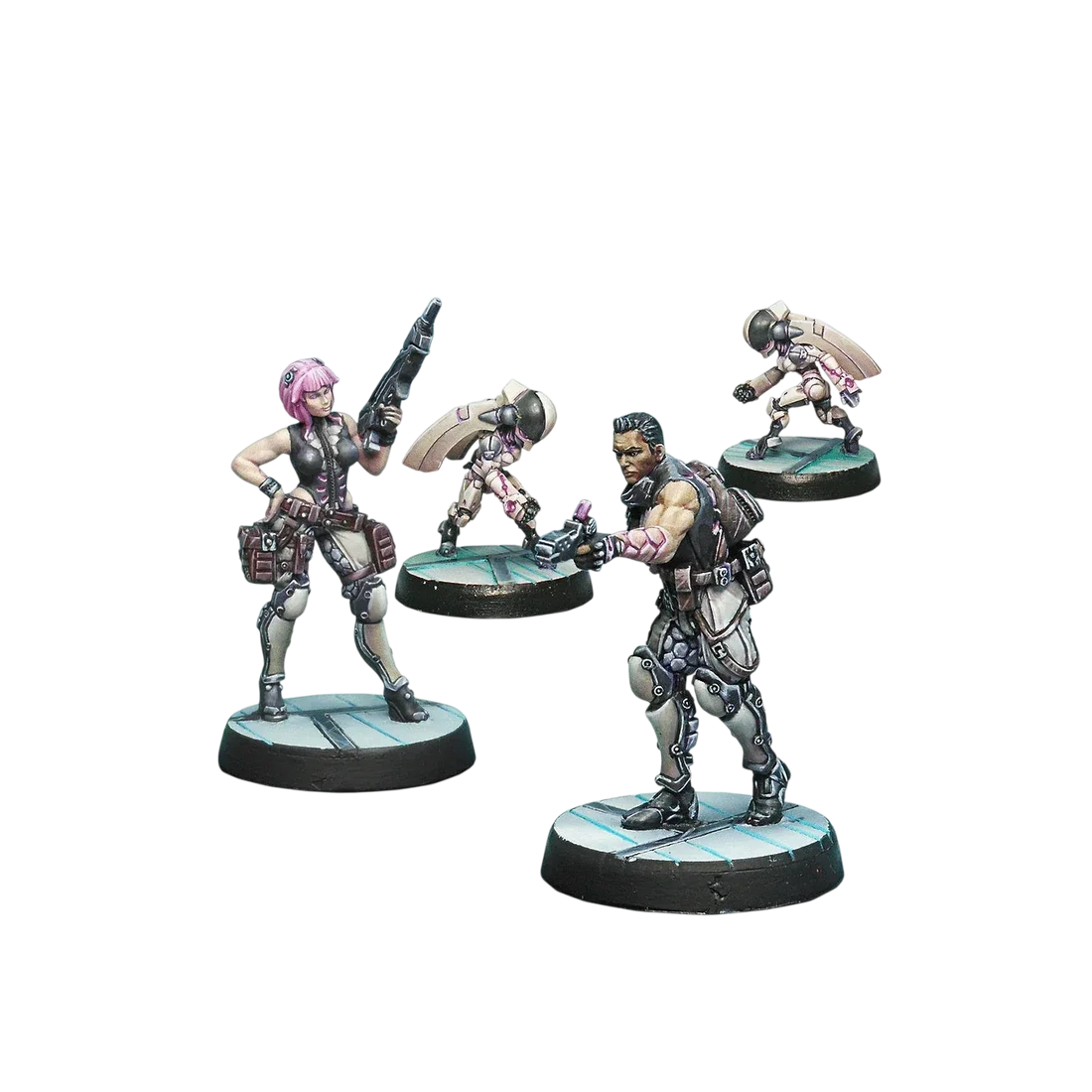 Infinity - Dactyls, Steel Phalanx Support Pack (Custom Painted) (Assembled)