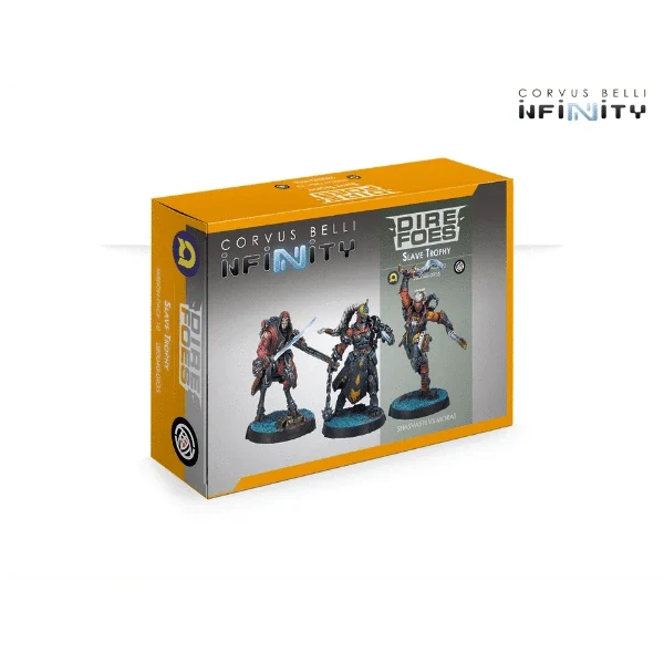 Infinity - Dire Foes Mission Pack Slave Trophy (Custom Painted) (Assembled)