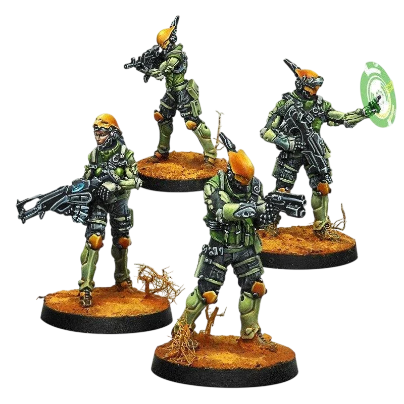 Infinity - Druze Shock Teams NA2 (Unpainted) (Assembled)