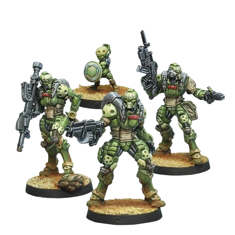 Infinity - Janissaires Haqqislam (Custom Painted) (Assembled)