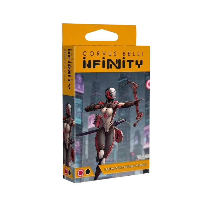 Infinity - Ninjas (Sniper/Hacker) (Unpainted) (Assembled)