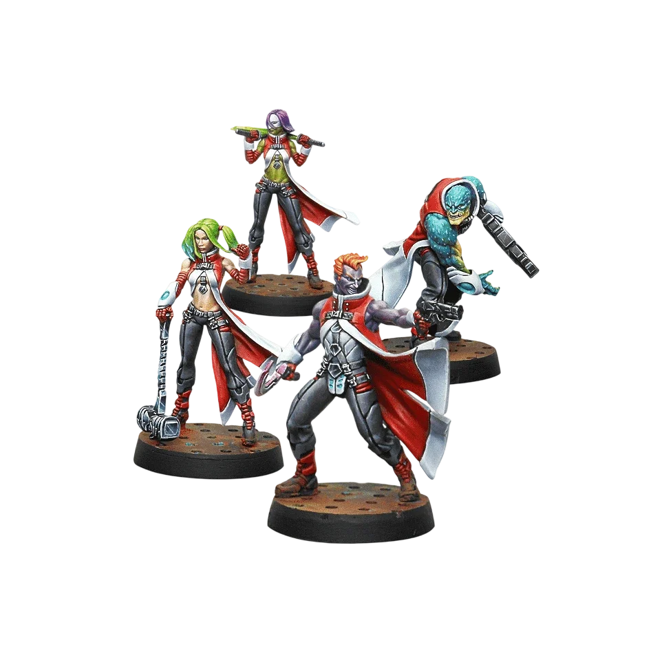 Infinity - Nomads: Die Morlock Gruppe (Unpainted) (Assembled)