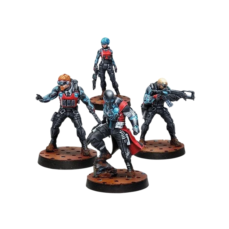 Infinity - Securitate Nomads (Custom Painted) (Assembled)