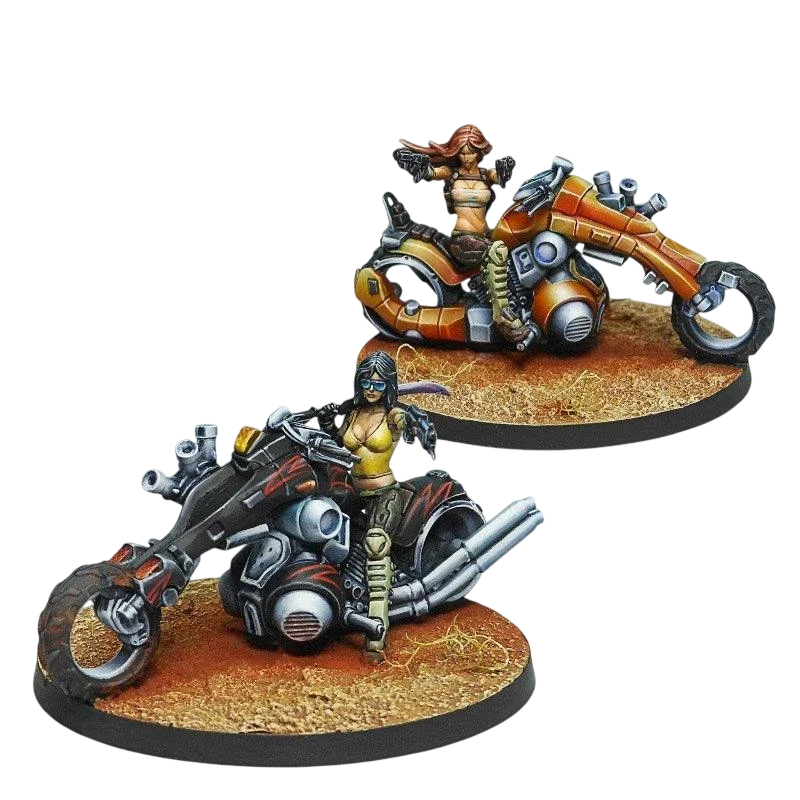 Infinity - The Nazarova Twins, Kum Enforcers Haqqislam (Unpainted) (Assembled)