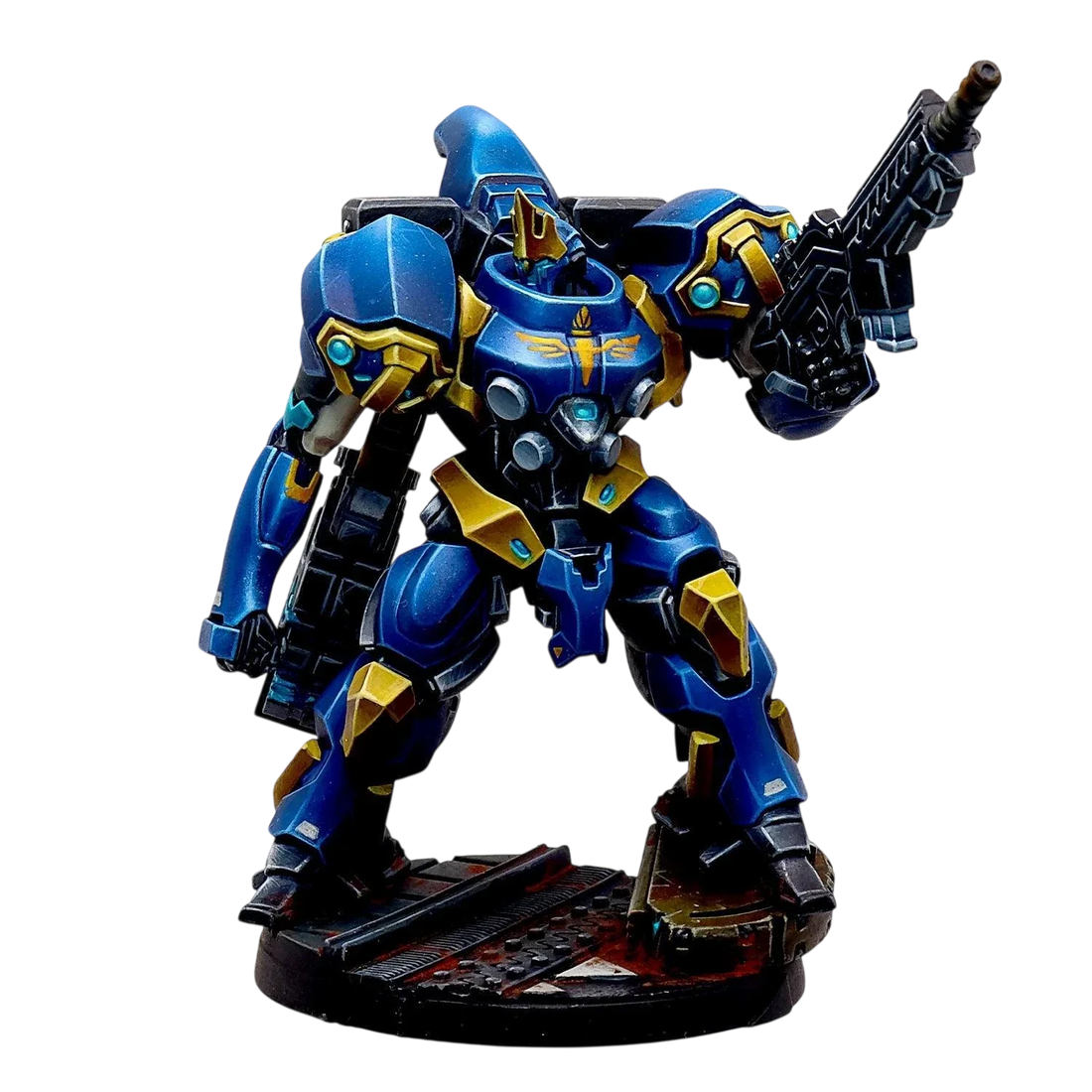 Infinity - Wreckers, Fire Recon Armored Squad (TAG Pack) (Custom Painted) (Assembled)