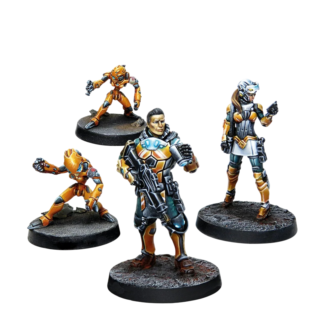 Infinity Essentials - Yu Jing Support Pack (Unpainted) (Assembled)