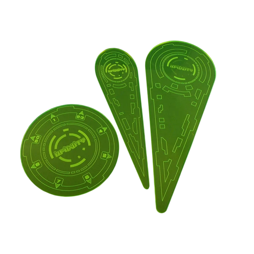 Infinity Templates "Green (Custom Painted) (Assembled)