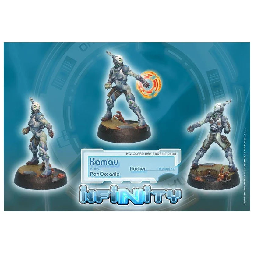 PanOceania: Kamau Hacker (Unpainted) (Assembled)