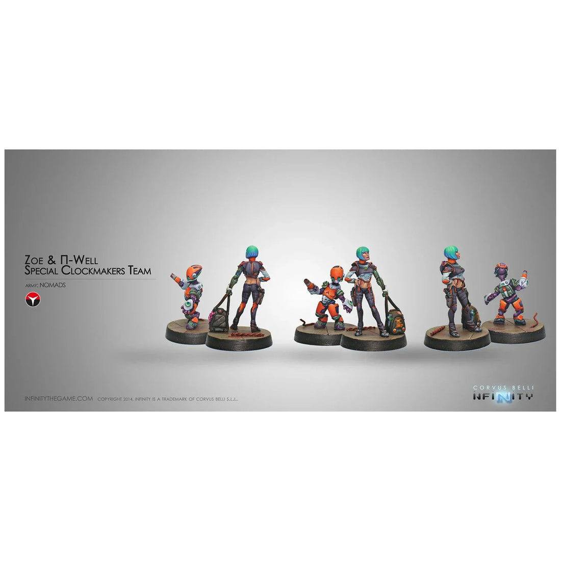 Zoe & Pi-Well (Engineer & Remote) - Special Character (Custom Painted) (Assembled)