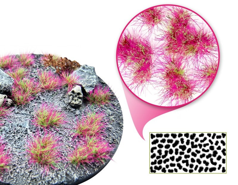 Green Stuff World Martian Tufts for Models and Miniatures – Punkpink Neon 6mm 10681