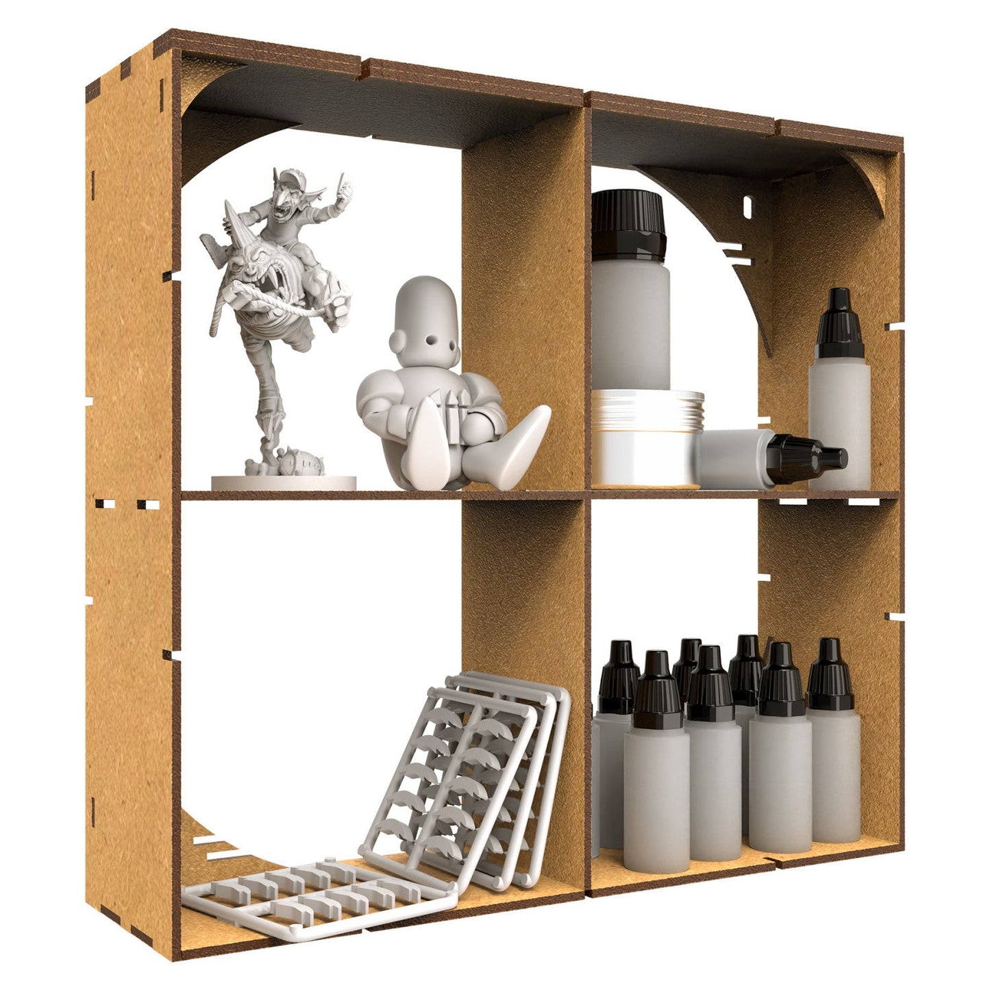 Green Stuff World MDF Multipurpose Rack x4