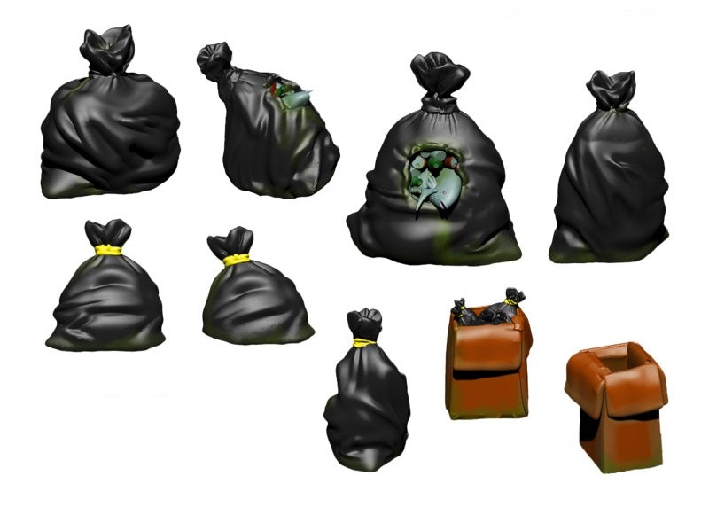 Green Stuff World Resin Garbage bags 3059