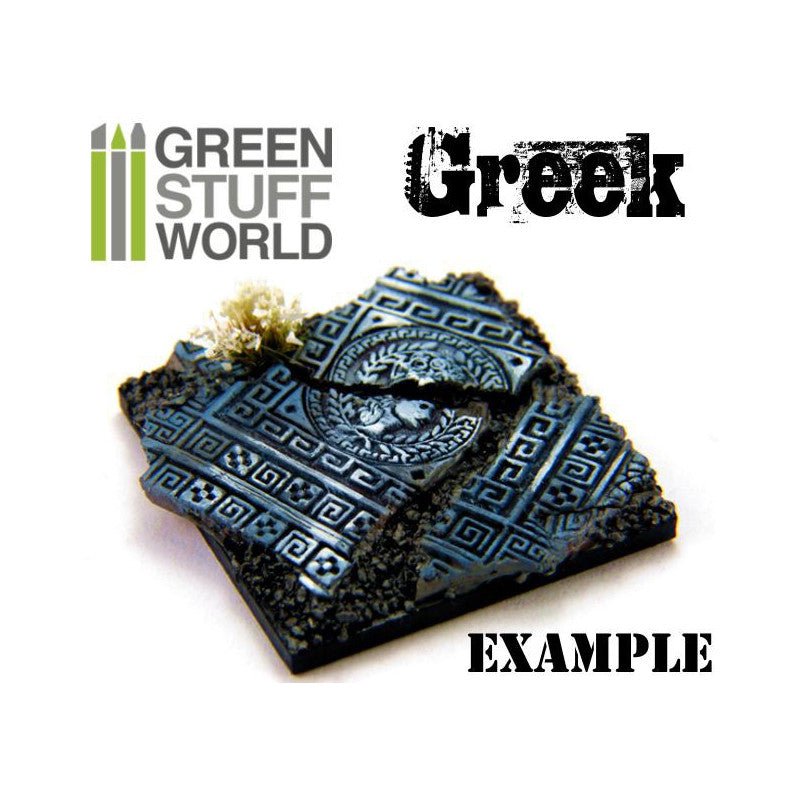 Green Stuff World Rolling Pin – Greek 1337 - Cobbco