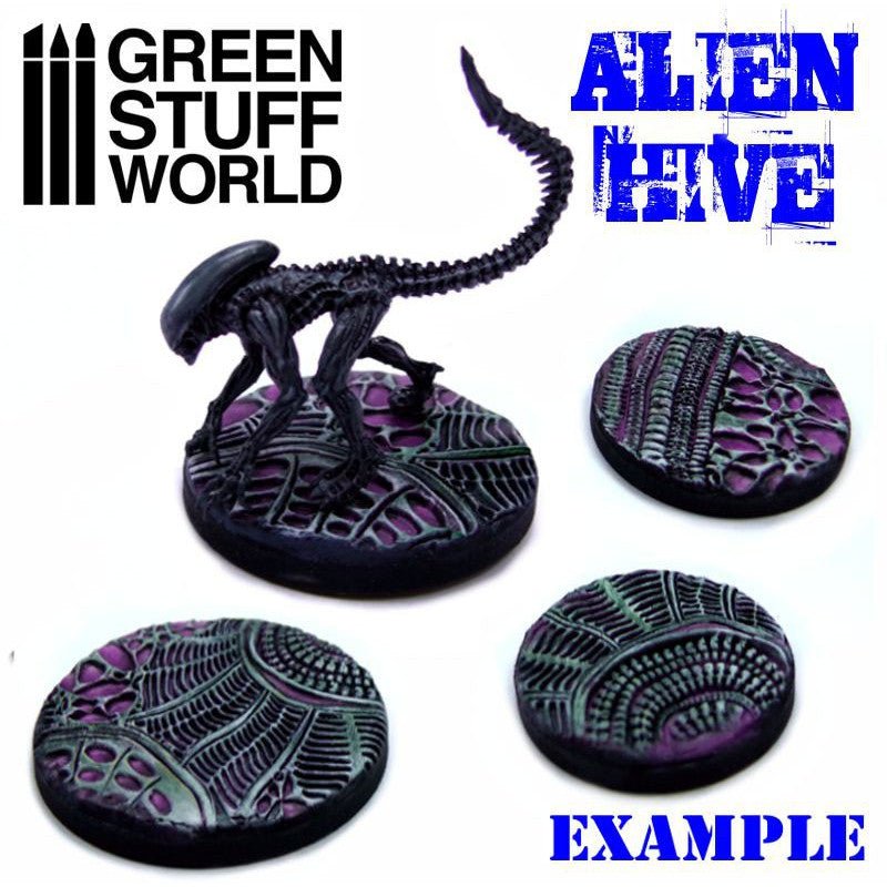 Green Stuff World Rolling Pin – Alien Hive 1664 - Cobbco