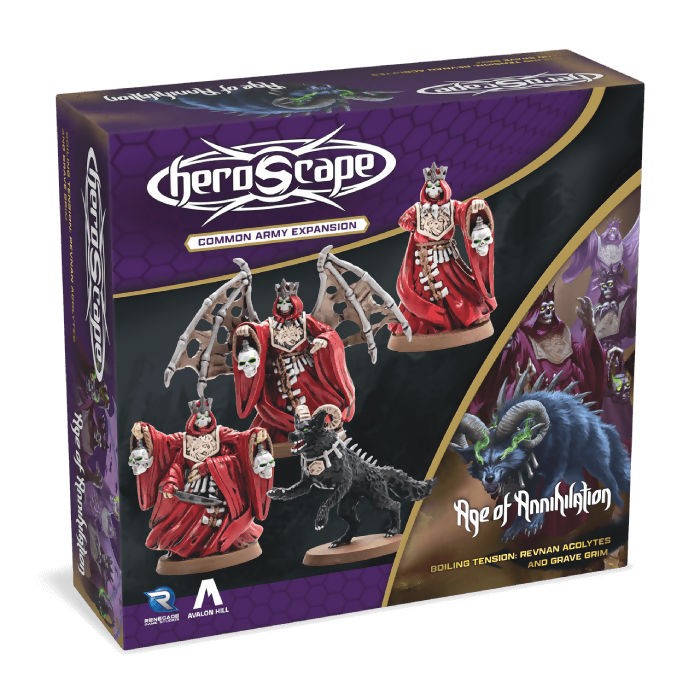 Revnan Acolytes & Grave Grim Common Army Expansion Prepainted New in Box Revnan Acolytes & Grave Grim From Heroscape Boiling Tension: