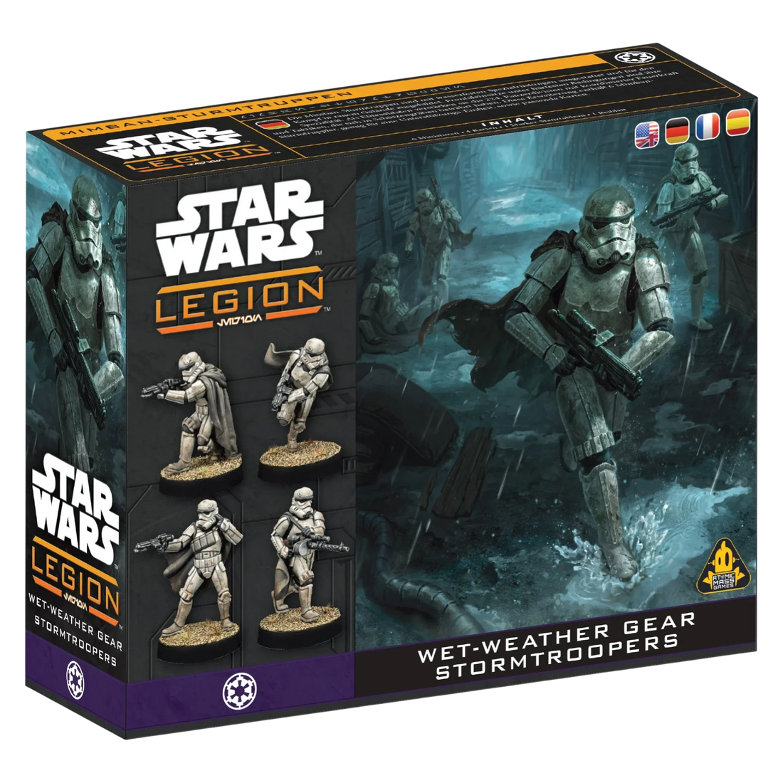 Star Wars: Legion - Wet-Weather Gear Stormtroopers (Custom Painted) (Assembled)
