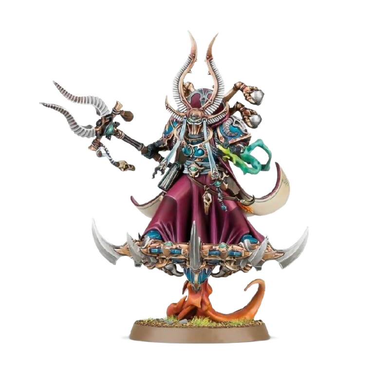 Ahriman, Arch-Sorcerer of Tzeentch (Unpainted) (Assembled)