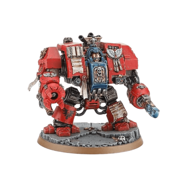 Blood Angels Librarian Dreadnought (Custom Painted) (Assembled)