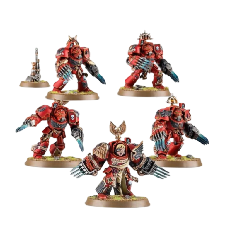 Blood Angels Terminator Assault Squad (Unpainted) (Assembled) From Warhammer 40K on Wargame Trader