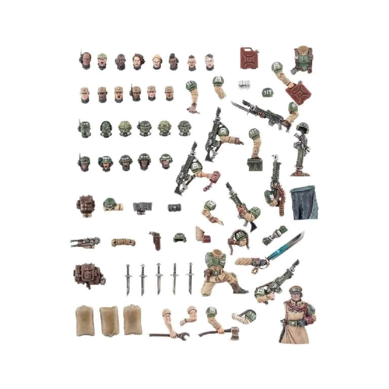 Cadian Upgrades (Unpainted) (Assembled) From Warhammer 40k on Wargame Trader