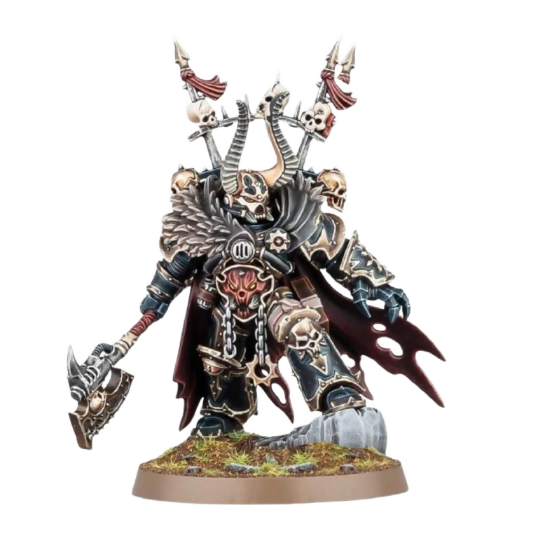 Chaos Lord (Unpainted) (Assembled) From Warhammer 40k on Wargame Trader