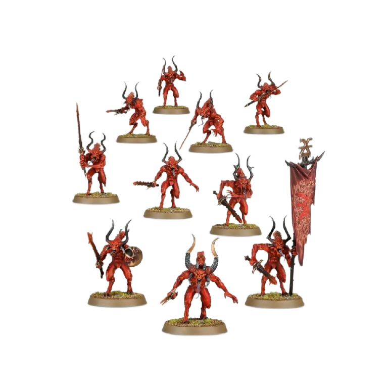 Daemons Of Khorne Bloodletters (Unpainted) (Assembled) From Warhammer 40k on Wargame Trader