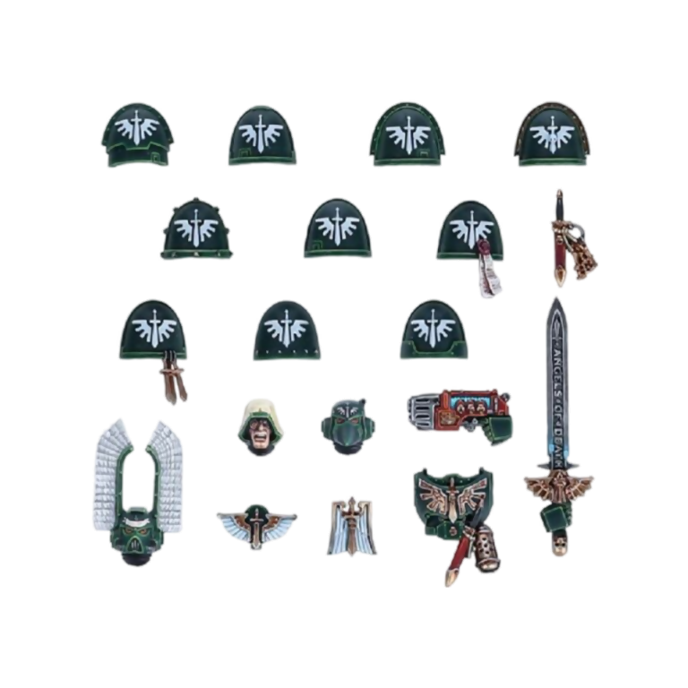 Dark Angels Upgrades and Transfers (Unpainted) (Assembled) From Warhammer 40k
