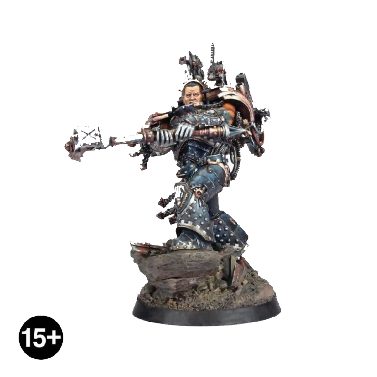 Ferrus Manus, Primarch of The Iron Hands Legion – A Forge World Miniature (Custom Painted) (Assembled) From Warhammer 40k